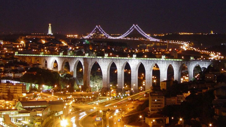 Lisbon by night